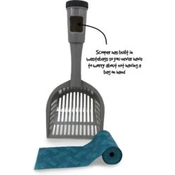 Fresh Kitty Large Deluxe Cat Litter Scoop With Waste Bag Handle 8 Fresh Kitty Large Deluxe Cat Litter Scoop With Waste Bag Handle -Mewhaus Shop 166726 PT2. AC SS1800 V1556122707