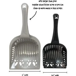 Fresh Kitty Deluxe Cat Litter Scoop, Color Varies -Mewhaus Shop 166730 PT6. AC SS1800 V1556224022