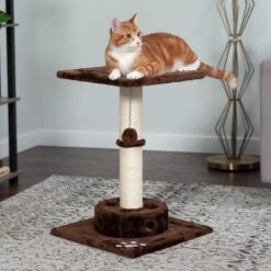Tiger Tough Scratching Post 22.5-in Faux Fur Cat Tree