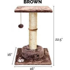 Tiger Tough Scratching Post 22.5-in Faux Fur Cat Tree 10 Tiger Tough Scratching Post 22.5-in Faux Fur Cat Tree -Mewhaus Shop 173194 PT3. AC SS1800 V1618280518
