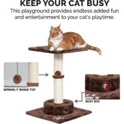 Tiger Tough Scratching Post 22.5-in Faux Fur Cat Tree 11 Tiger Tough Scratching Post 22.5-in Faux Fur Cat Tree -Mewhaus Shop 173194 PT4. AC SS1800 V1618276924