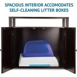 Arf Pets Enclosed Table Cat Litter Box 8 Arf Pets Enclosed Table Cat Litter Box -Mewhaus Shop 173267 PT2. AC SS1800 V1618610536