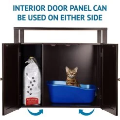 Arf Pets Enclosed Table Cat Litter Box 10 Arf Pets Enclosed Table Cat Litter Box -Mewhaus Shop 173267 PT4. AC SS1800 V1618611735