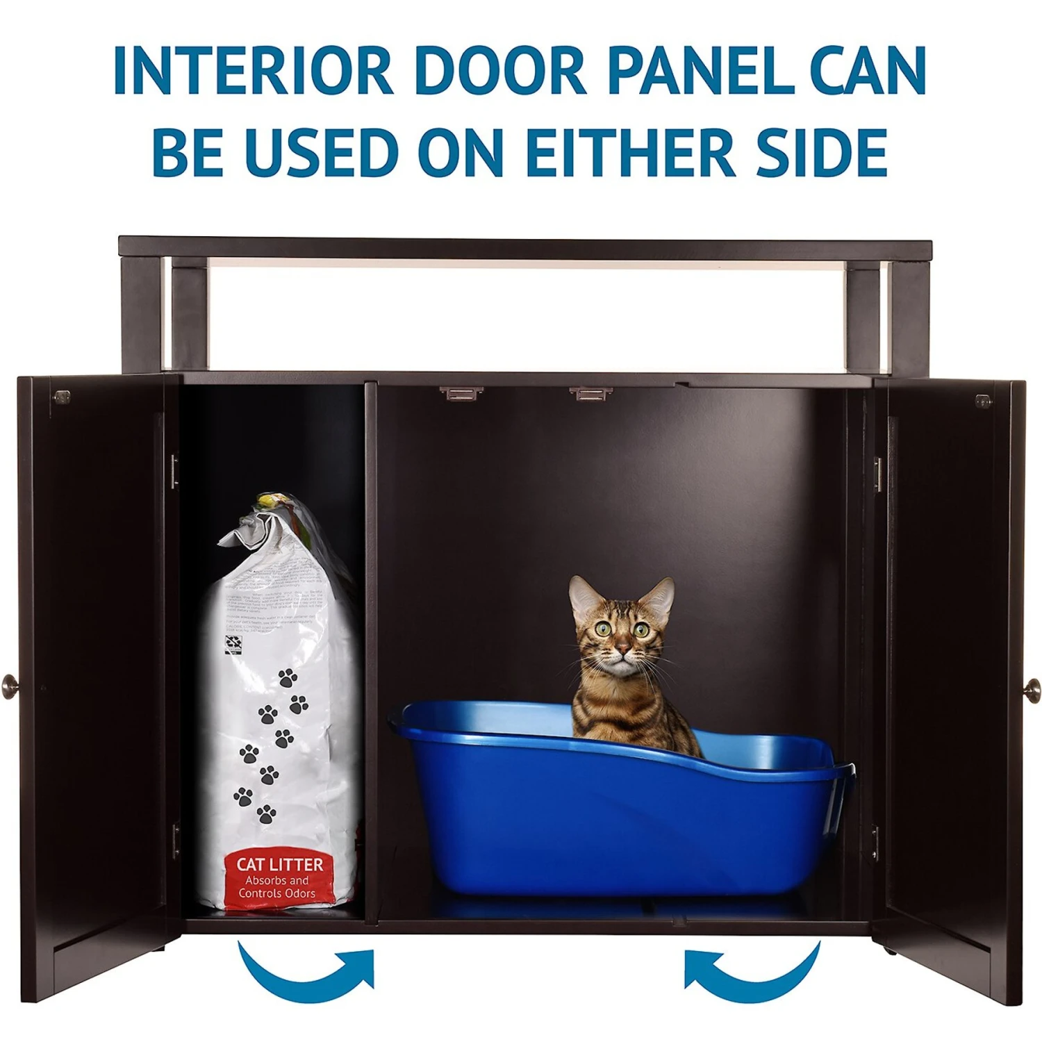 Arf Pets Enclosed Table Cat Litter Box 5 Arf Pets Enclosed Table Cat Litter Box - Image 5