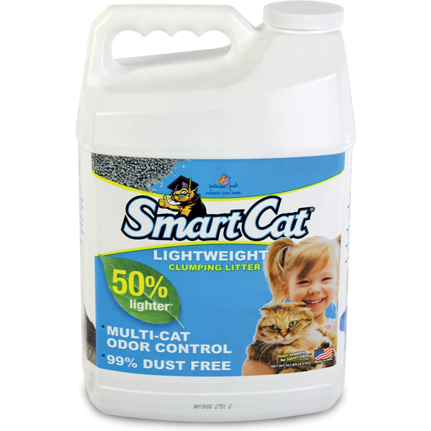 SmartCat Lightweight Unscented Clumping Clay Cat Litter 1 SmartCat Lightweight Unscented Clumping Clay Cat Litter