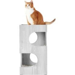 Frisco 28-in Modern Cat Tree & Condo -Mewhaus Shop 177899 PT4. AC SS1800 V1584453174