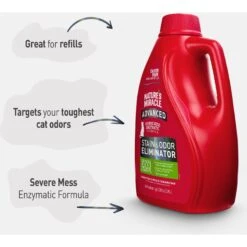 Nature's Miracle Advanced Cat Enzymatic Stain Remover & Odor Eliminator Refill, 1-gal Bottle 12 Nature's Miracle Advanced Cat Enzymatic Stain Remover & Odor Eliminator Refill, 1-gal Bottle -Mewhaus Shop 178078 PT3. AC SS1800 V1701114862