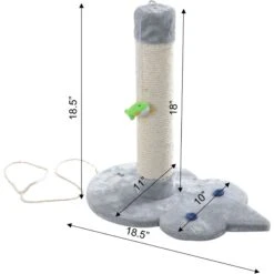 Armarkat 19-in Sisal Cat Scratching Post With Toy -Mewhaus Shop 179081 PT6. AC SS1800 V1678228255