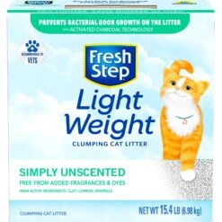 Fresh Step Lightweight Simply Unscented Clumping Clay Cat Litter -Mewhaus Shop 179542 PT6. AC SS1800 V1695149066