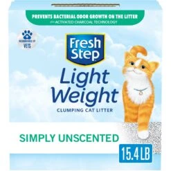 Fresh Step Lightweight Simply Unscented Clumping Clay Cat Litter -Mewhaus Shop 179542 PT7. AC SS1800 V1695138365