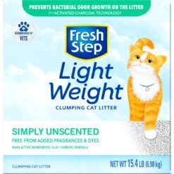 Fresh Step Lightweight Simply Unscented Clumping Clay Cat Litter -Mewhaus Shop 179542 PT8. AC SS1800 V1695138516