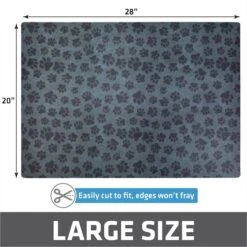 Drymate Protective & Decorative Cat Litter Mat, Paw Dots, Large, 20-in X 28-in -Mewhaus Shop 181538 PT5. AC SS1800 V1689627151
