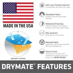 Drymate Protective & Decorative Cat Litter Mat, Kahopo Grey, Large, 20-in X 28-in -Mewhaus Shop 181548 PT6. AC SS1800 V1691002970