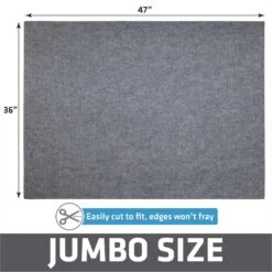 Drymate Jumbo Ridged Cat Litter Trapping Mat, Grey, 36-in X 47-in -Mewhaus Shop 181552 PT4. AC SS1800 V1689626741