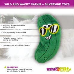 Mad Cat Cool Cucumber Catnip & Silvervine Cat Toy -Mewhaus Shop 181814 PT2. AC SS1800 V1563553976