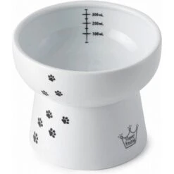 Necoichi Ceramic Elevated Cat Water Bowl