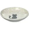 PetRageous Designs Fishbone Kitty Ceramic Cat Dish