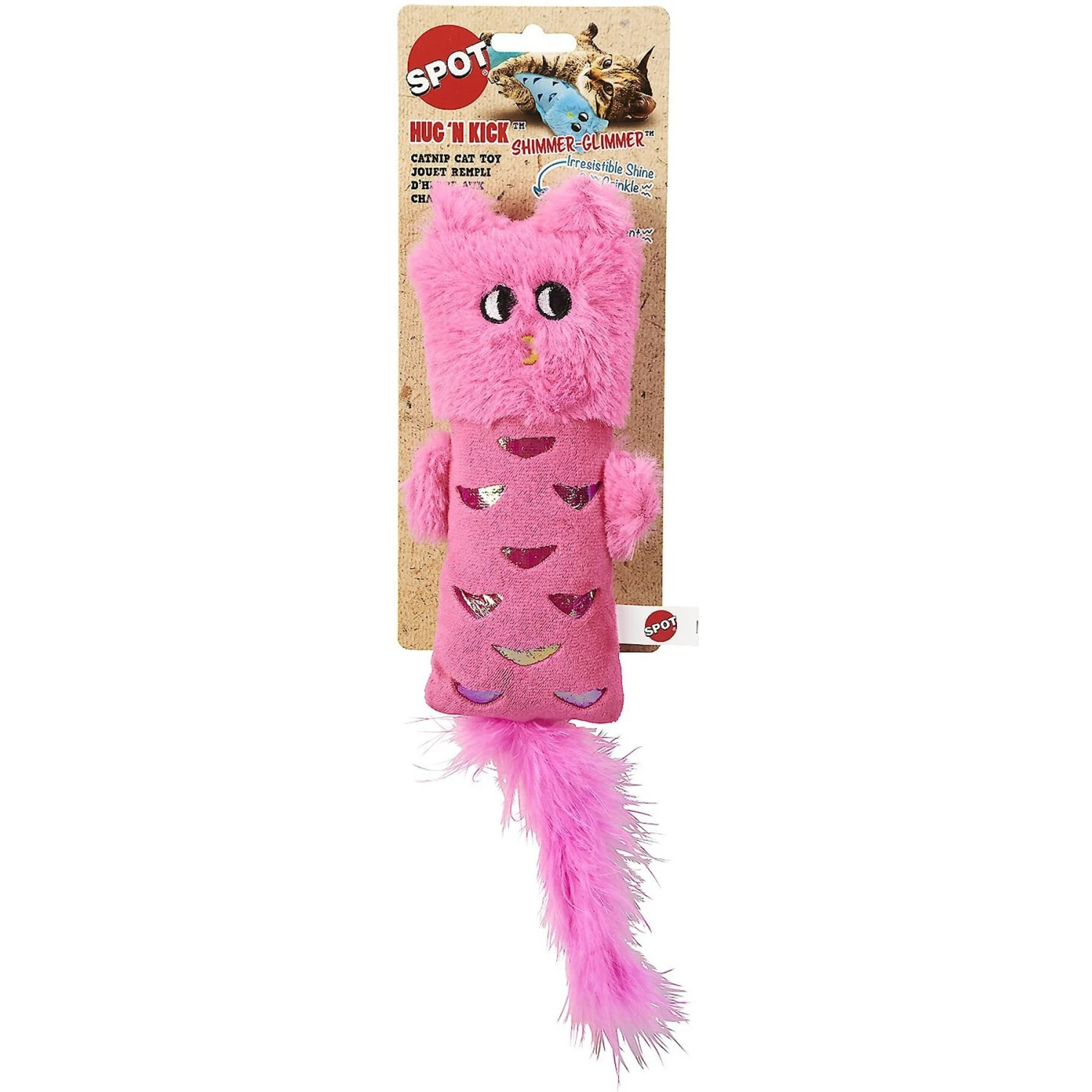 Ethical Pet Hug'N Kick Shimmer Glimmer Cat Toys 2 Ethical Pet Hug'N Kick Shimmer Glimmer Cat Toys - Image 2