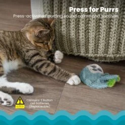 Catstages Purr Pillow Snoozin' Sloth Calming Plush Cat Toy 9 Catstages Purr Pillow Snoozin' Sloth Calming Plush Cat Toy -Mewhaus Shop 190715 PT2. AC SS1800 V1631687228