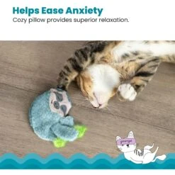Catstages Purr Pillow Snoozin' Sloth Calming Plush Cat Toy 10 Catstages Purr Pillow Snoozin' Sloth Calming Plush Cat Toy -Mewhaus Shop 190715 PT3. AC SS1800 V1631679446