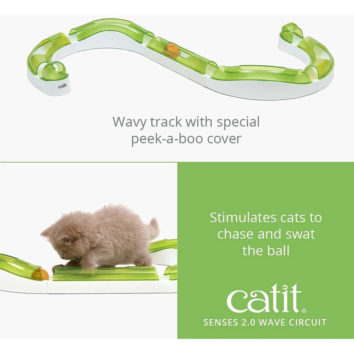 Catit Senses 2.0 Wave Circuit Cat Toy 2 Catit Senses 2.0 Wave Circuit Cat Toy - Image 2