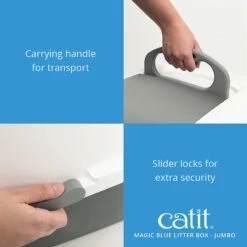 Catit Magic Blue Cat Litter Box 14 Catit Magic Blue Cat Litter Box -Mewhaus Shop 191588 PT6. AC SS1800 V1628094087
