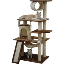 Go Pet Club 53-in Faux Fur Cat Tree & Condo 7 Go Pet Club 53-in Faux Fur Cat Tree & Condo -Mewhaus Shop 197655 PT2. AC SS1800 V1702056823