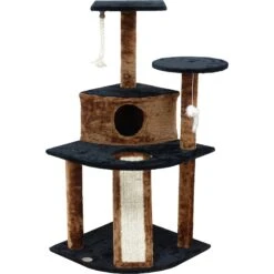 Go Pet Club 47-in Faux Fur Cat Tree & Condo -Mewhaus Shop 197657 PT2. AC SS1800 V1587483710