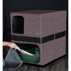 Pet Gear Prp Pawty Space Saver Cat Litter Box Enclosure -Mewhaus Shop 200702 PT2. AC SS1800 V1573165092