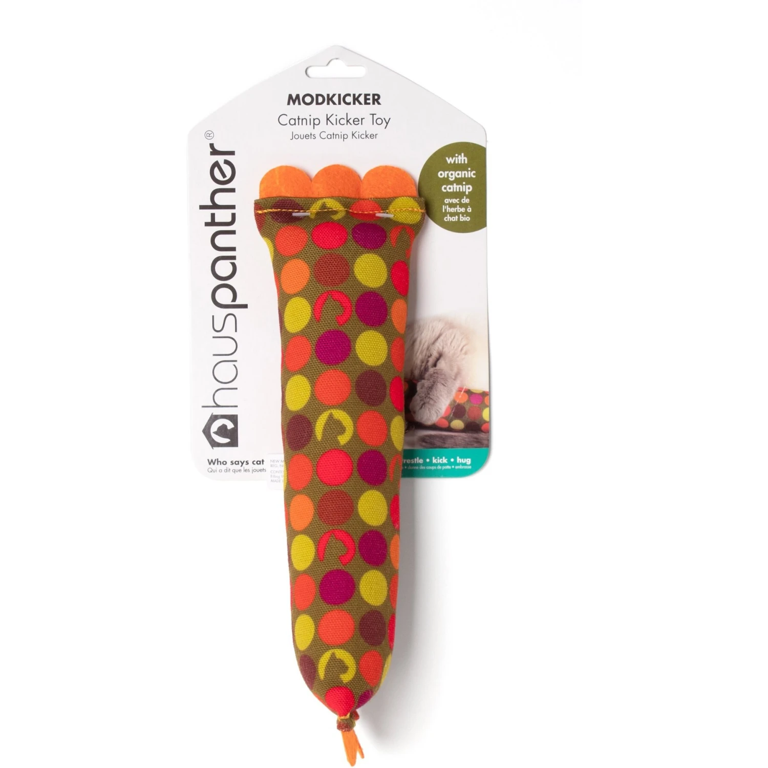 HauspantherModKicker Catnip Plush Cat Toy 2 HauspantherModKicker Catnip Plush Cat Toy - Image 2