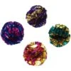 Turbo Krinkle Balls Cat Toy, 4 Count