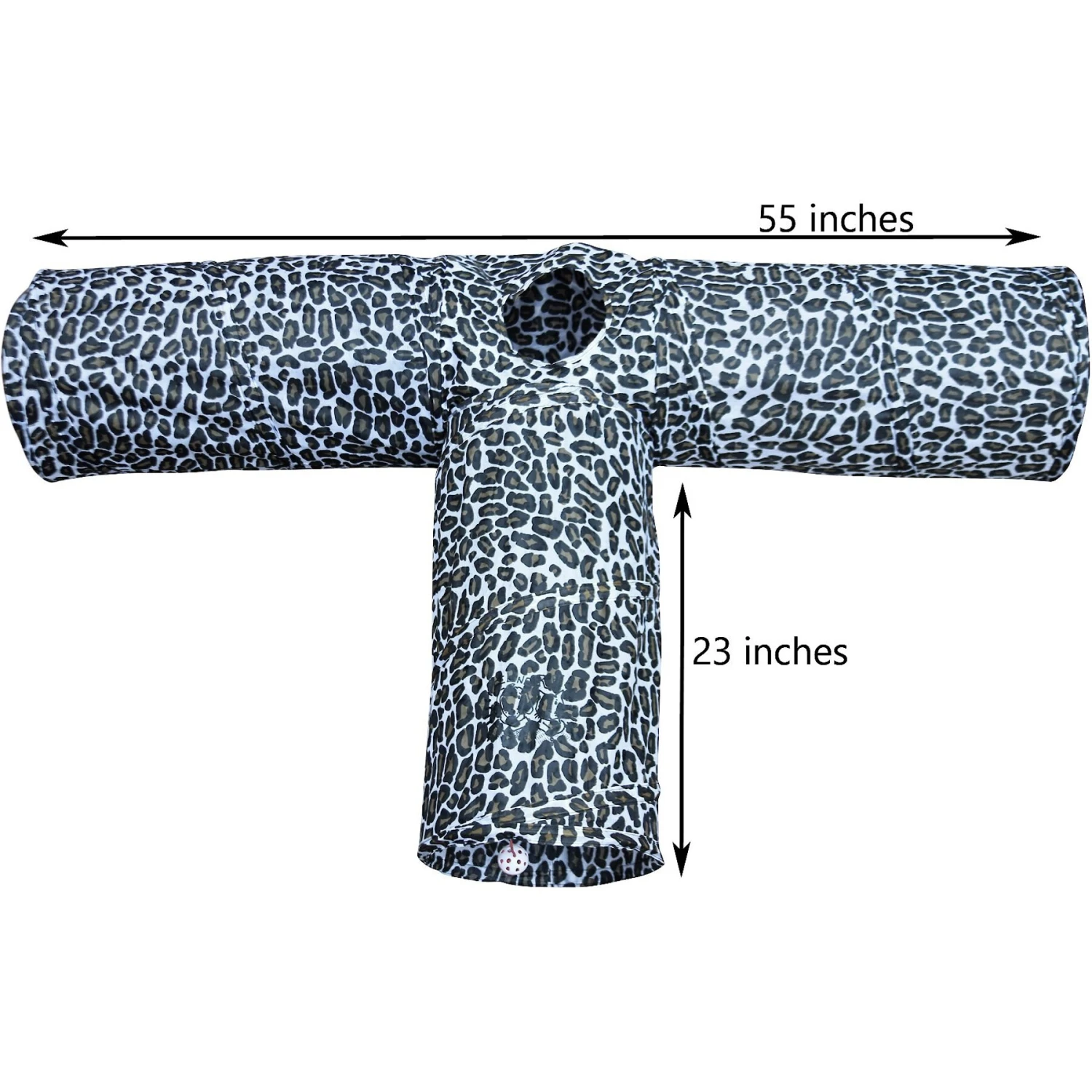 Feline Ruff 12" Premium 3-Way Collapsible Tunnel Cat Toy 2 Feline Ruff 12" Premium 3-Way Collapsible Tunnel Cat Toy - Image 2