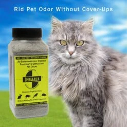 Smelleze Natural Pet Litter Deodorizer Granules, 2-lb Bottle -Mewhaus Shop 205621 PT5. AC SS1800 V1628703689