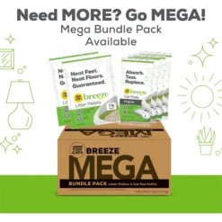 Tidy Cats Breeze X-Large Multi-Cat Starter Kit Litter Box, Litter Pallets & Pads -Mewhaus Shop 205982 PT4. AC SS1800 V1700156503