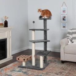 Tiger Tough Play Stairs 49.5-in Faux Fur Cat Tree