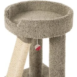 Frisco 24-in Real Carpet Cat Scratching Perch With Toy 6 Frisco 24-in Real Carpet Cat Scratching Perch With Toy -Mewhaus Shop 208960 PT3. AC SS1800 V1589221651