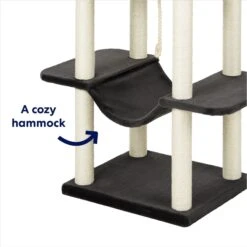Frisco 73-in Cat Tree With Hammock, Condo, Lounge Basket, Top Perch & Bed -Mewhaus Shop 214384 PT2. AC SS1800 V1667228792