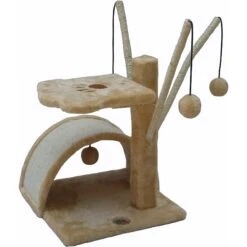 Go Pet Club 22-in Cat Tree Condo & Scratching Pad -Mewhaus Shop 216912 pt2. AC SS1800 V1579195150