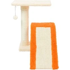 Armarkat Real Wood Sisal Carpet Ramp & Two-Level Platform Cat Tree -Mewhaus Shop 219008 PT4. AC SS1800 V1603295200