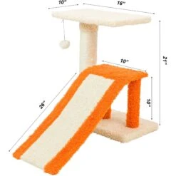 Armarkat Real Wood Sisal Carpet Ramp & Two-Level Platform Cat Tree -Mewhaus Shop 219008 PT7. AC SS1800 V1603324335