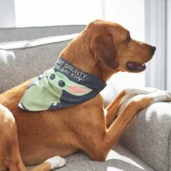 STAR WARS THE MANDALORIAN GROGU "Cutest Bounty" Reversible Dog & Cat Bandana -Mewhaus Shop 220290 PT7. AC SS1800 V1646442795