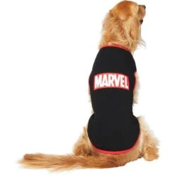 Marvel Logo Dog & Cat T-Shirt, Black -Mewhaus Shop 220338 PT3. AC SS1800 V1624596763