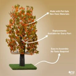 On2Pets 60-in Large Square Modern Cat Tree -Mewhaus Shop 220362 PT4. AC SS1800 V1671118294