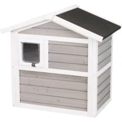 TRIXIE Natura Insulated Cat House With Ramp -Mewhaus Shop 221656 pt3. AC SS1800 V1582055312