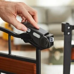 Frisco Wood Accents Extra Tall Auto-close Dog Gate -Mewhaus Shop 221968 PT2. AC SS1800 V1595282174