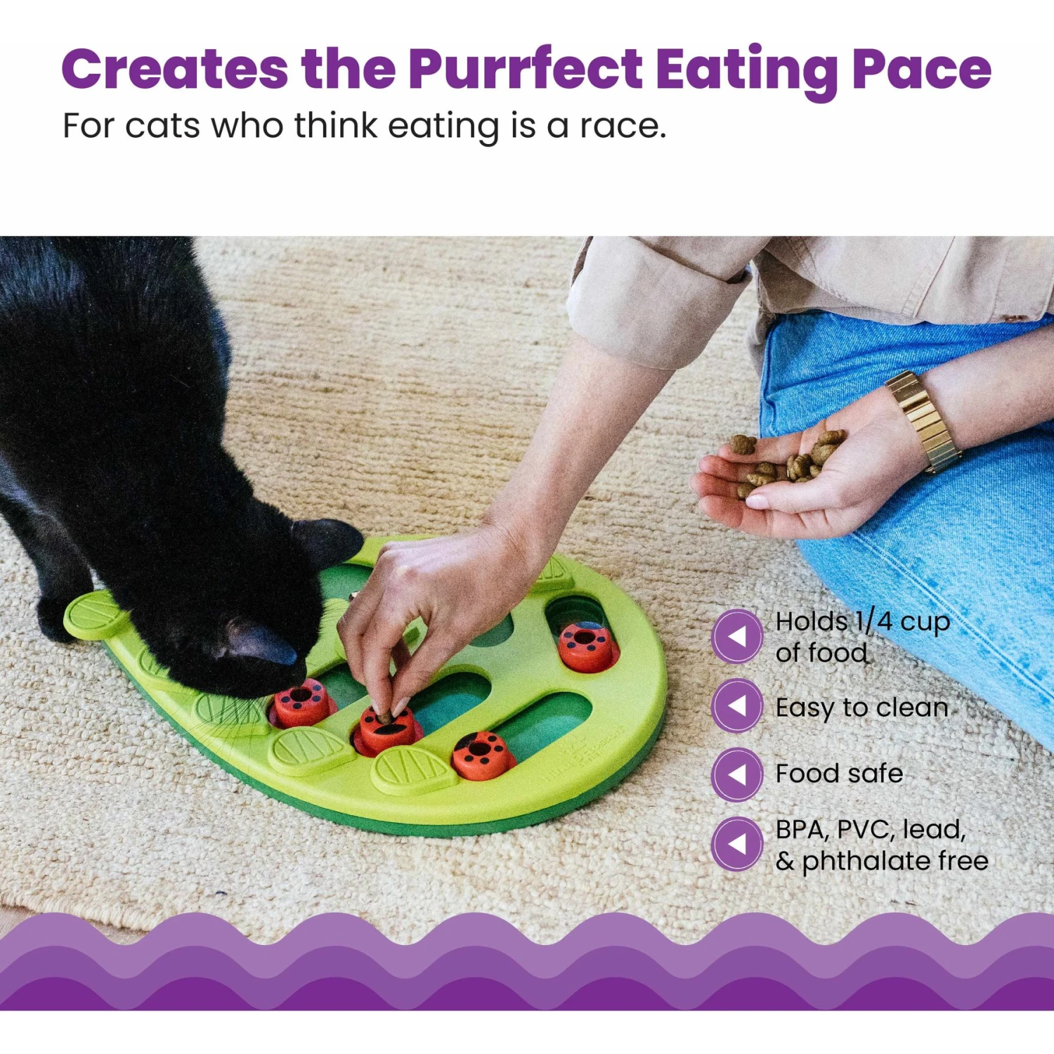 Nina Ottosson By Outward Hound Buggin' Out Puzzle & Play Cat Toy 4 Nina Ottosson By Outward Hound Buggin' Out Puzzle & Play Cat Toy - Image 4