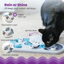 Nina Ottosson By Outward Hound Rainy Day Puzzle & Play Cat Toy -Mewhaus Shop 227102 PT2. AC SS1800 V1636499789