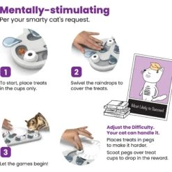 Nina Ottosson By Outward Hound Rainy Day Puzzle & Play Cat Toy -Mewhaus Shop 227102 PT5. AC SS1800 V1636519621