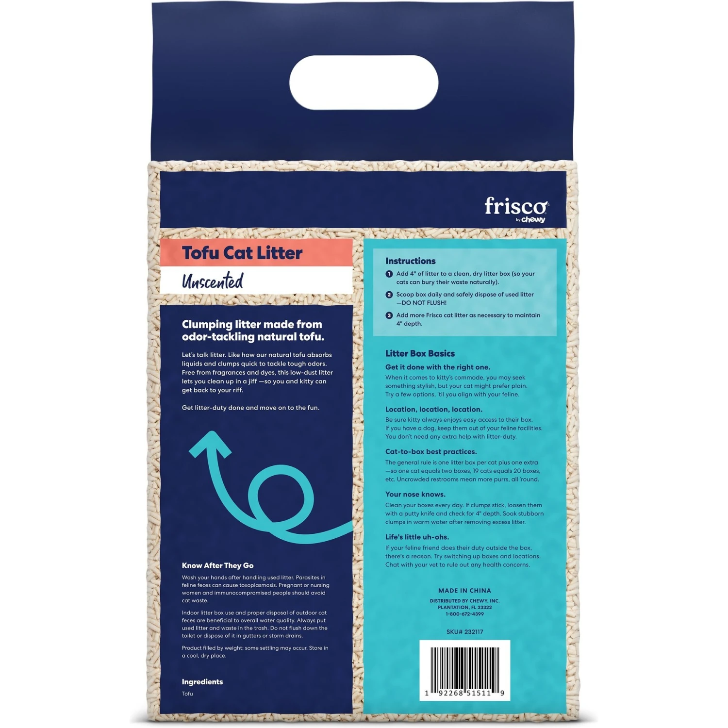 Frisco Tofu Clumping Cat Litter 3 Frisco Tofu Clumping Cat Litter - Image 3