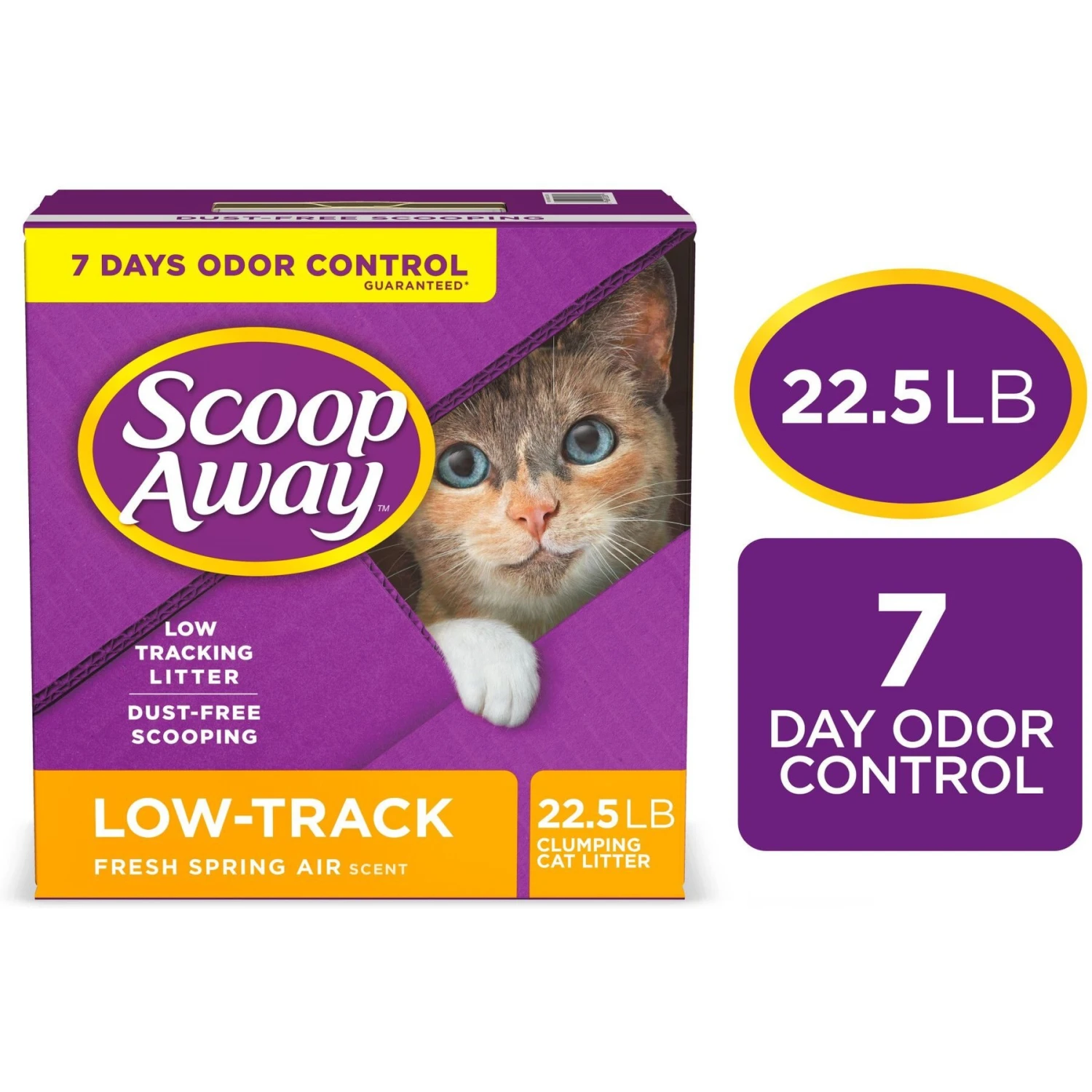Scoop Away Low-Track Clumping Fresh Spring Air Scent Cat Litter 1 Scoop Away Low-Track Clumping Fresh Spring Air Scent Cat Litter